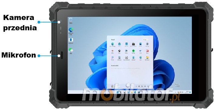 Mobipad 08DS-RTML wstrzsoodporny przemysowy tablet Android 4G LTE IP68